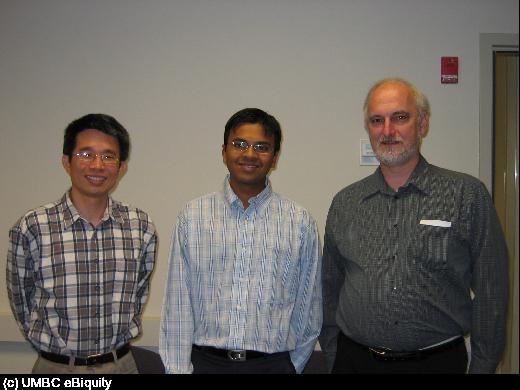 Dr. Jack Gwo, Viral Parekh and Dr. Tim Finin