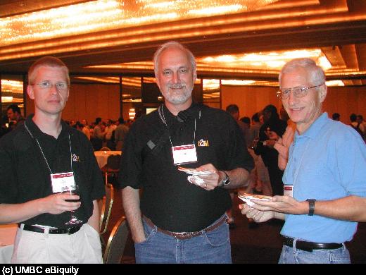 Orta Lassila, Tim Finin and Mike Huhns at AAAI